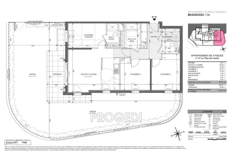 Appartement - 87 m² - 4 pièces