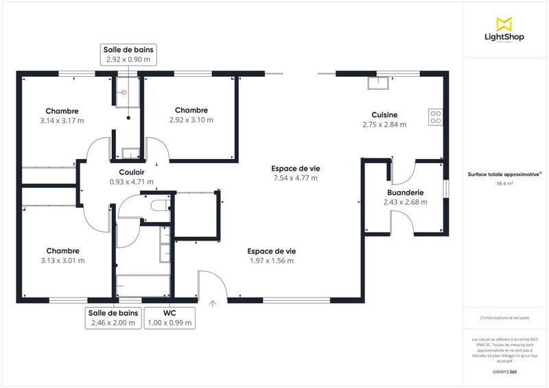 Maison - 106 m² - 4 pièces