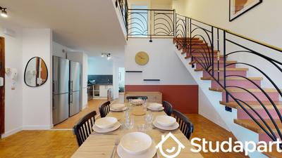 Chambre - 9 m² - 1 pièce