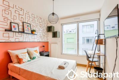 Chambre - 9 m² - 1 pièce