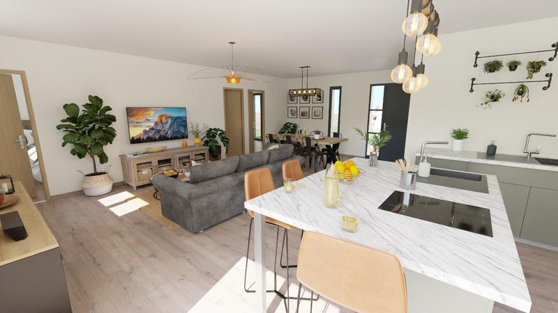 Maison - 104 m² - 5 pièces