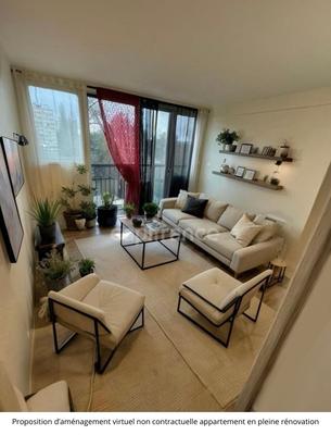 Appartement - 57 m² - 3 pièces