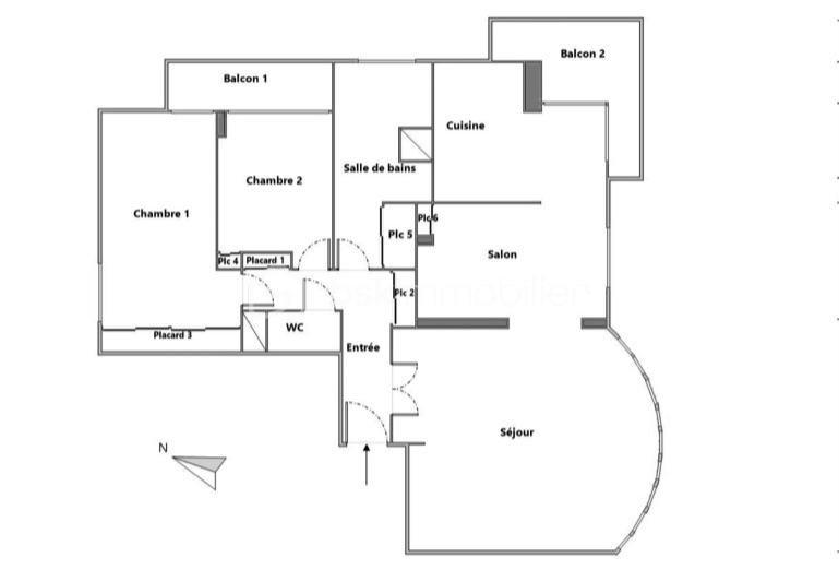 Appartement - 105 m² - 4 pièces