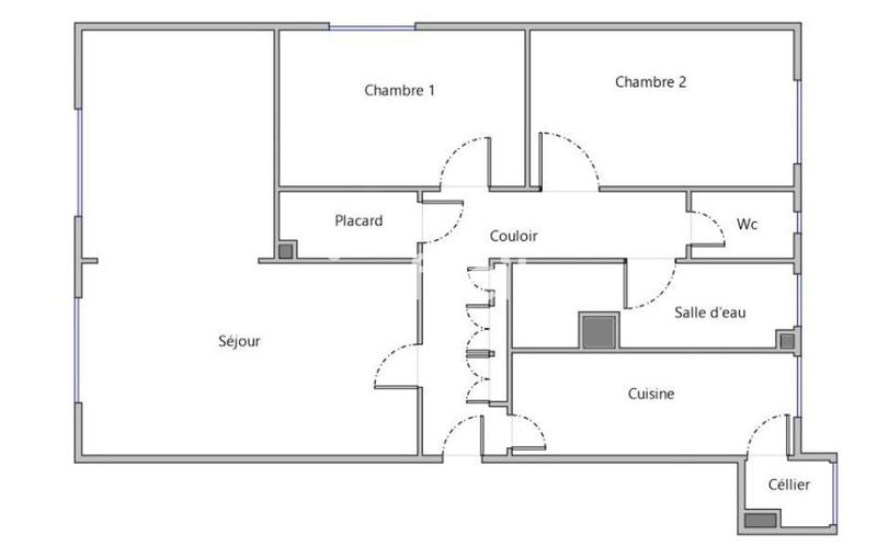 Appartement - 72 m² - 4 pièces