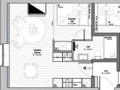 Appartement - 29 m² - 2 pièces