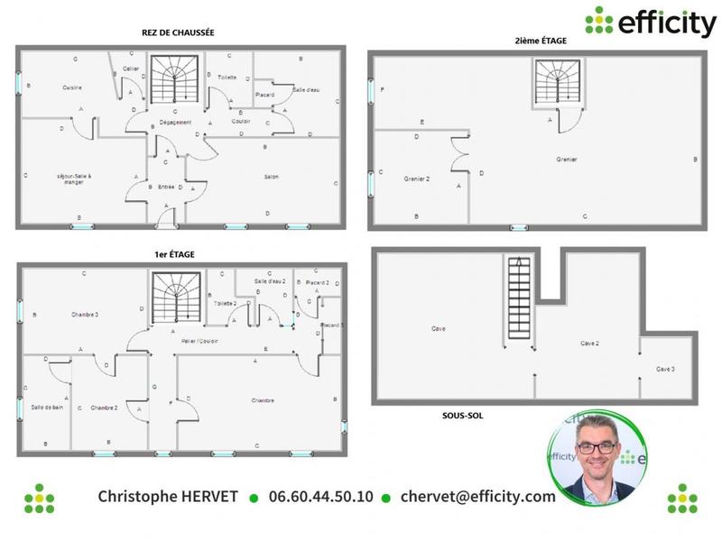 Maison - 185 m² - 5 pièces