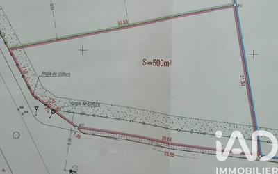 Terrain - 500 m²