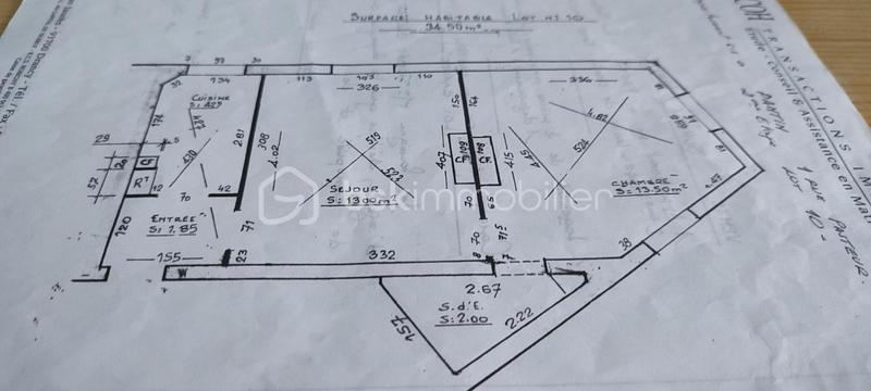 Appartement - 35 m² - 2 pièces
