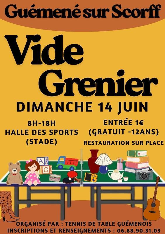 Vide grenier du club de tennis de table