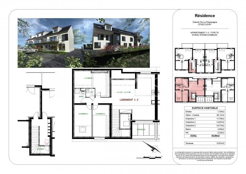 Appartement - 94 m² - 4 pièces