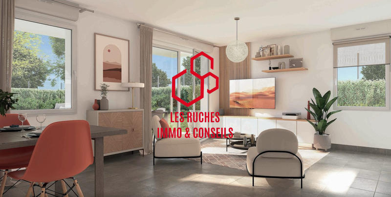 Appartement - 59 m² - 3 pièces