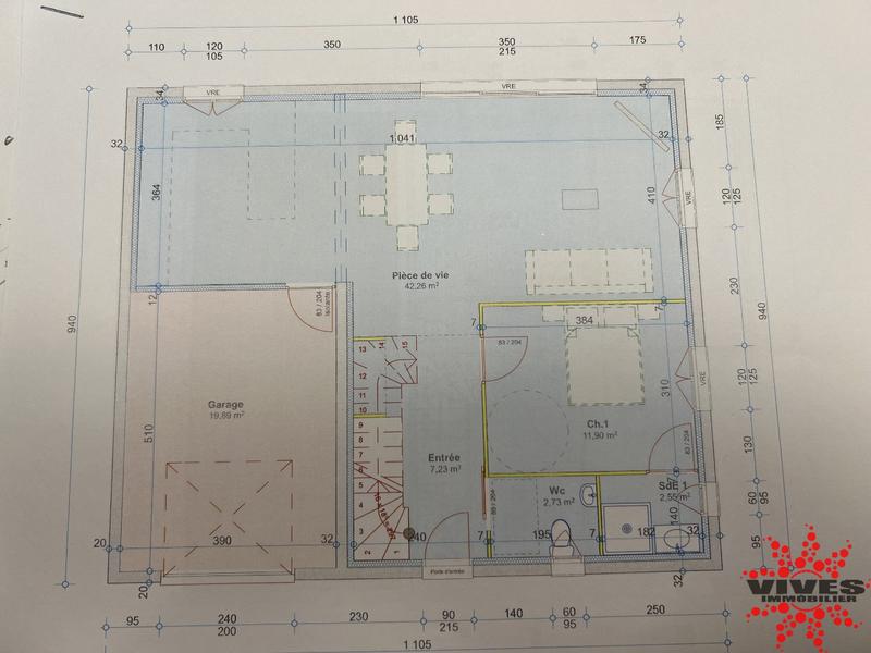 Villa - 116 m² - 5 pièces