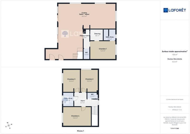 Maison contemporaine - 135 m² - 5 pièces