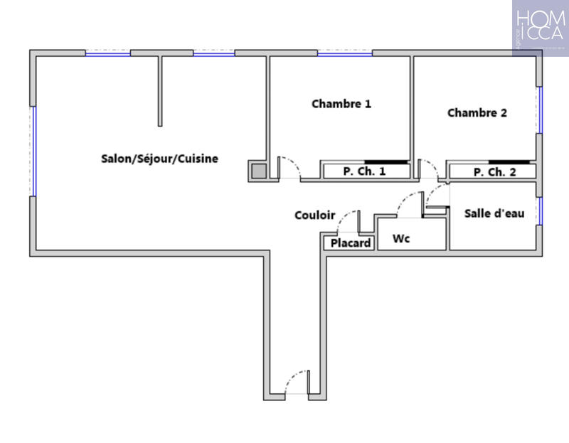 Appartement - 68 m² - 3 pièces