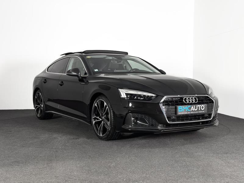 Audi A5 Sportback 35 Tdi 163ch Ja19p B&amp;O Toit Ouvrant Virtual Cockpit Cuir Chauf Carplay Camera Mhev