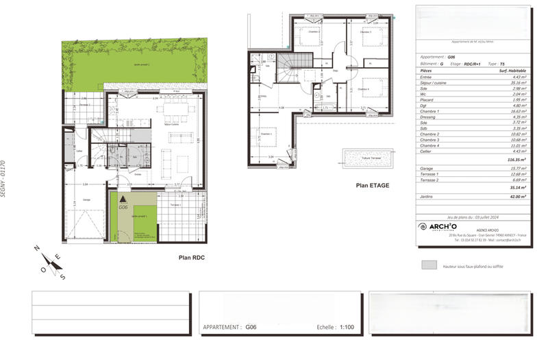 Maison - 116 m² - 5 pièces