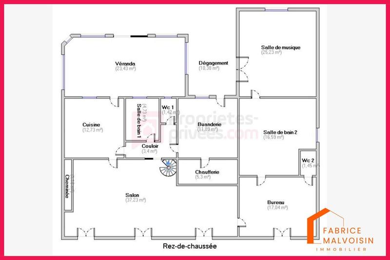 Maison - 232 m² - 8 pièces