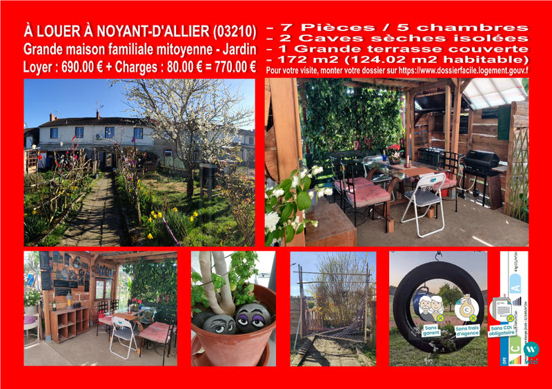 Maison - 120 m² - 6 pièces