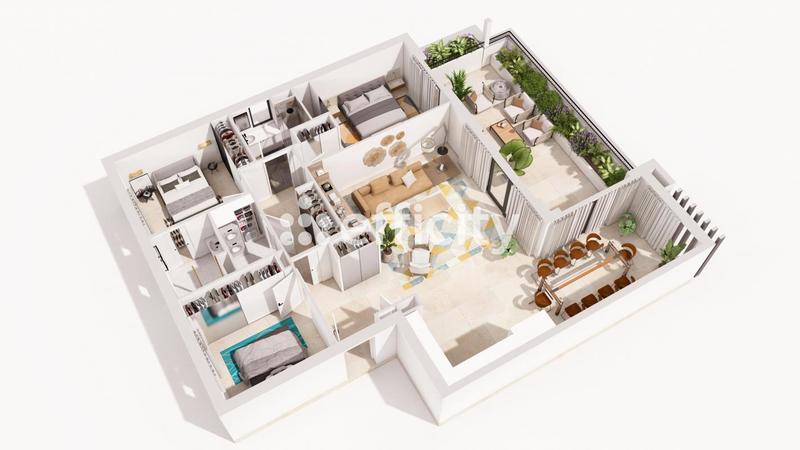 Appartement - 121 m² - 4 pièces