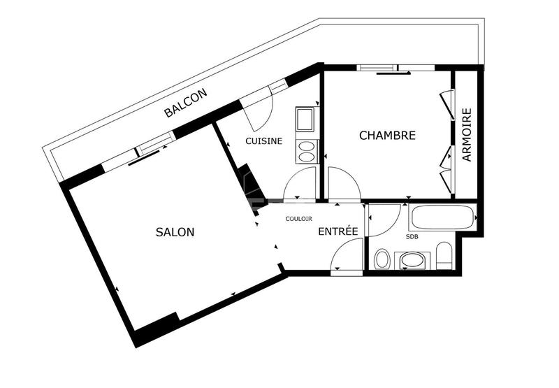 Appartement - 41 m² - 2 pièces