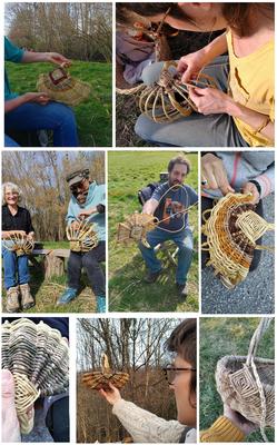 Vannerie Sauvage avec Marion Bidoret: panier sur arceaux