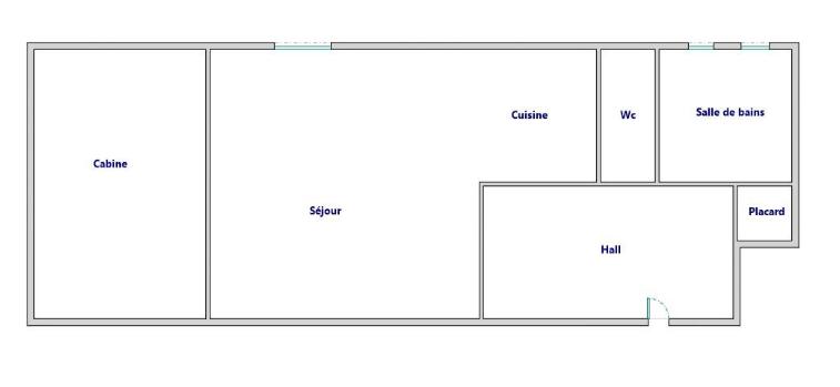 Appartement - 31 m² - 2 pièces