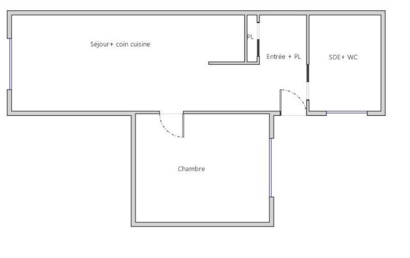 Appartement - 33 m² - 2 pièces