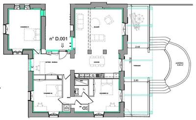 Appartement - 110 m² - 4 pièces