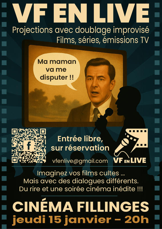 Soirée doublage au Cinéma, Vf 100% improvisée