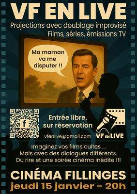 Soirée doublage au Cinéma, Vf 100% improvisée