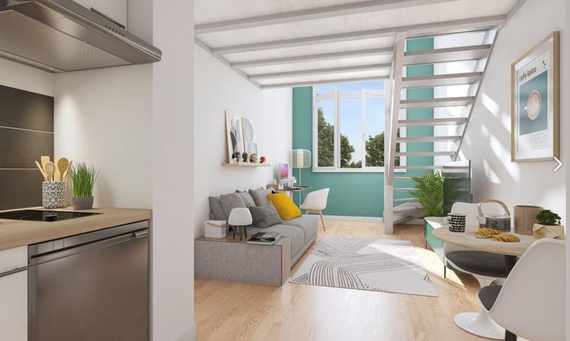 Duplex - 36 m² - 2 pièces