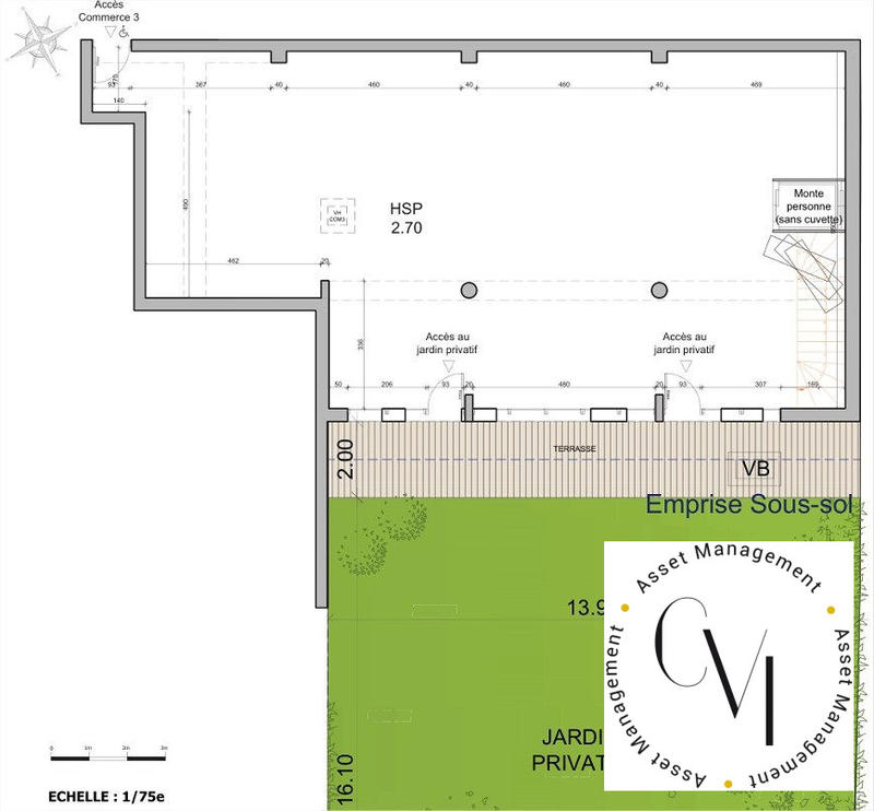 Local commercial - 152 m²