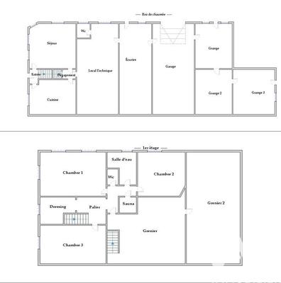 Maison de village - 157 m² - 5 pièces