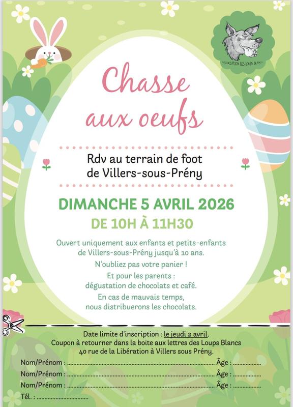 Chasse aux œufs de Villers-sous-Prény