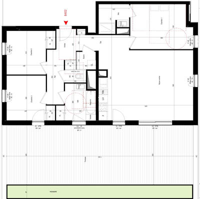 Appartement - 93 m² - 4 pièces