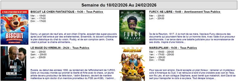 Ciné goûter "Le 7ème Art"