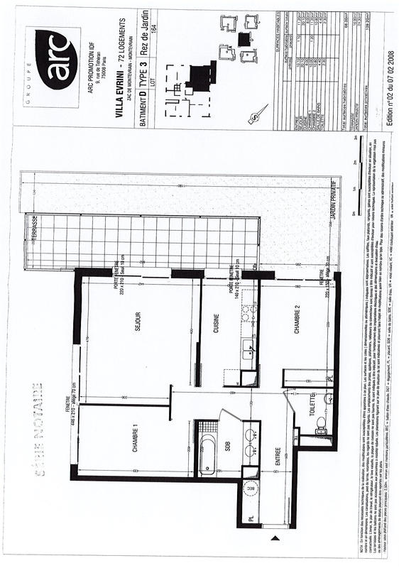 Appartement - 68 m² - 3 pièces
