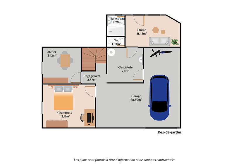 Maison - 91 m² - 5 pièces