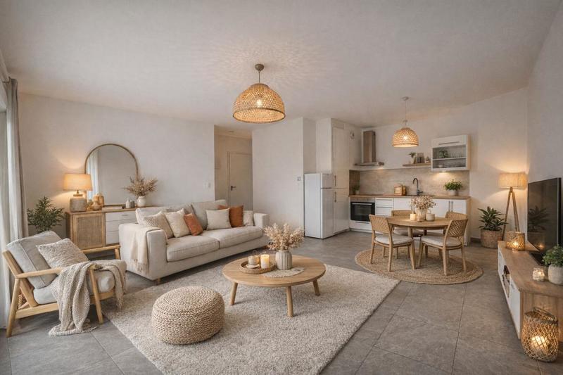 Appartement - 50 m² - 2 pièces