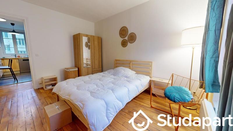 Chambre - 9 m² - 1 pièce