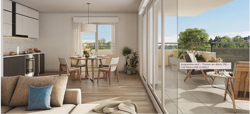 Appartement - 64 m² - 3 pièces