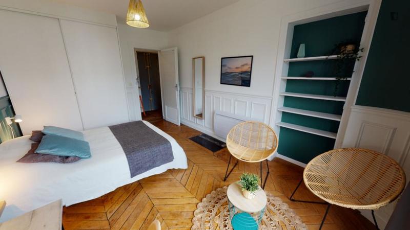 Chambre - 17 m² - 3 pièces