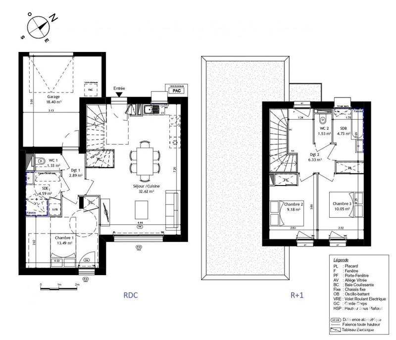 Maison - 87 m² - 4 pièces