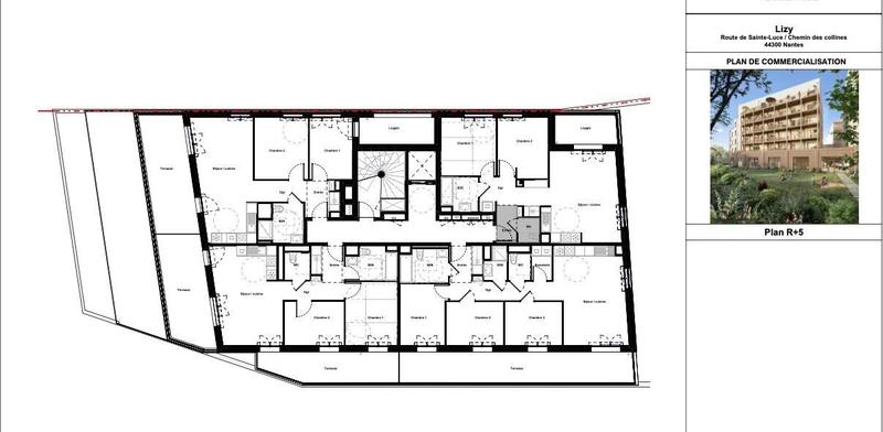 Appartement - 61 m² - 3 pièces