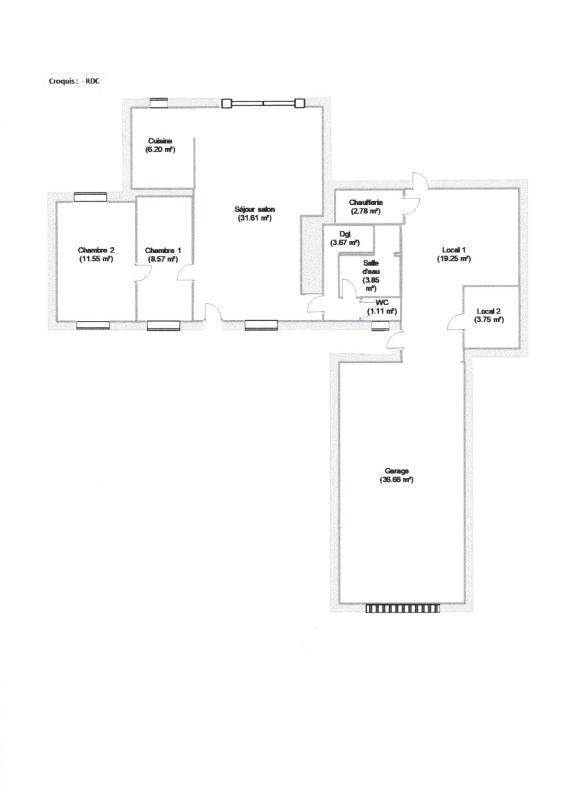 Maison de campagne - 60 m² - 3 pièces