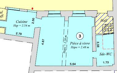 Appartement - 36 m² - 1 pièce