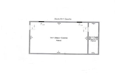 Appartement - 18 m² - 1 pièce