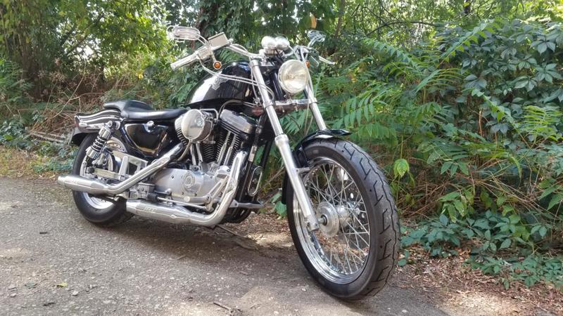 Harley Davidson Sportster 1200 harley davidson noir