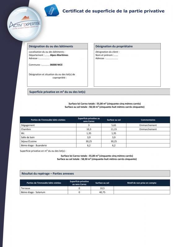 Appartement - 55 m² - 2 pièces