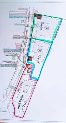 Terrain constructible - 852 m²